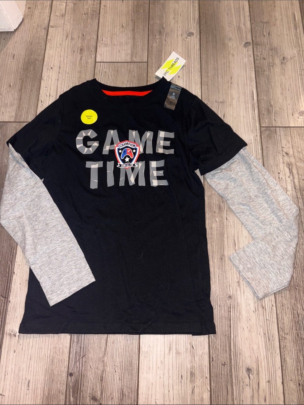 NWT epic threads boys game time long sleeve